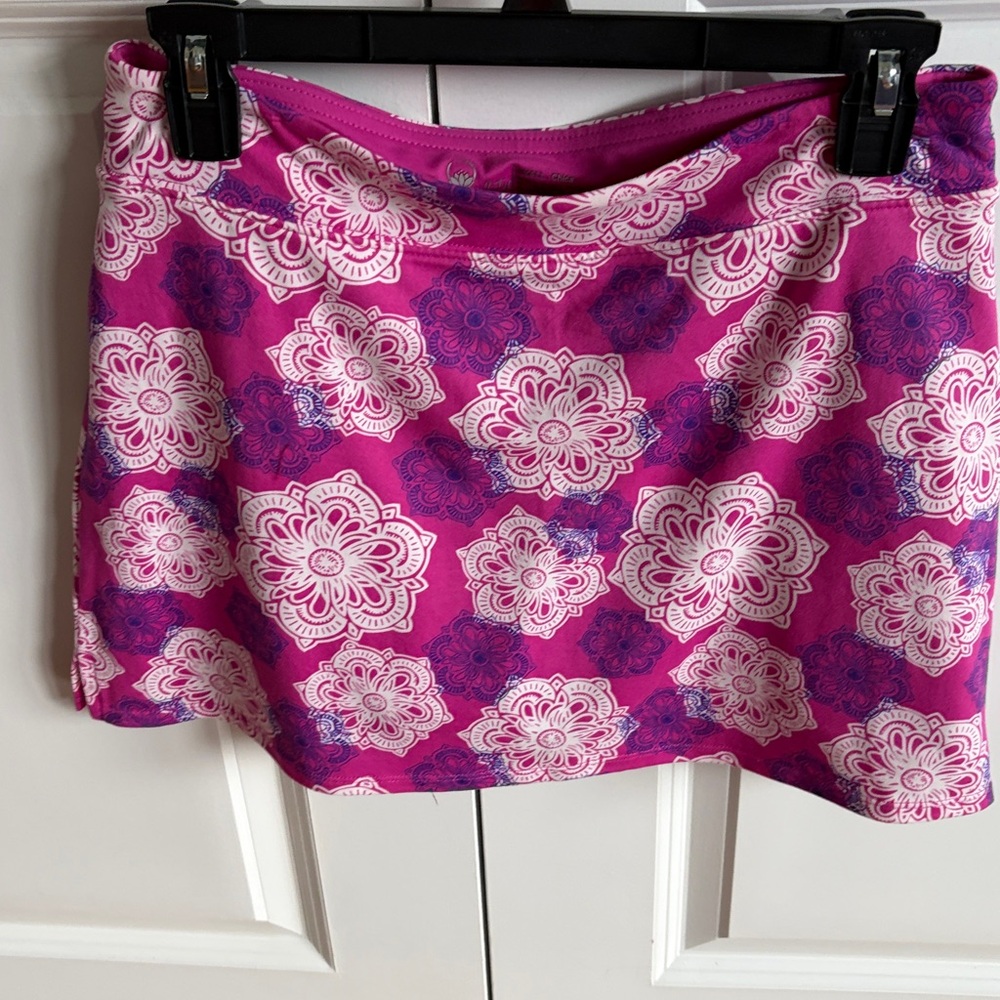 Tranquility by Colorado Clothing Pink and Purple skirt w shorts under